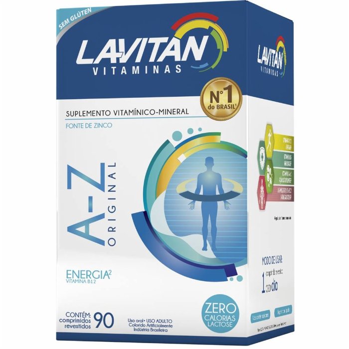 Lavitan A-Z Mais - C/ 90 Comprimidos - Cimed - Farmácia Medicom