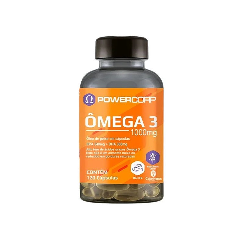 POWERCORP OMEGA 3 1000MG 120CPS CATARINENSE Medicom